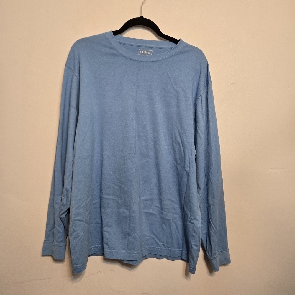 L.L. Bean Men's Blue Long Sleeve Shirt